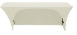 Ivory Color 18 x 72 Training Table Cover with Open Back 