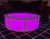 37 Inch Diameter Round lluminated LED Coffee Table