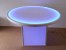48 Inch Diameter Round LED Glow Table w/ Cube Base