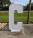 6 foot marquee letter C