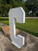 6 foot marquee letter C side view
