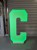 6 foot marquee letter C Green
