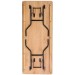 Bottom 6 Foot 30x72 Plywood Folding Table