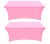 Pink Color 2 Pack Table Covers