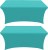 Turquoise Color 2 Pack Table Covers