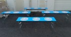 Round or Rectangular  Custom Logo Branded Folding Tables 