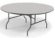 Round Laminate Table Grey Glace Color